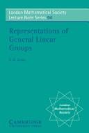 Cover of: Representations of general linear groups