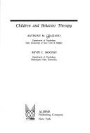 Cover of: Children and behavior therapy
