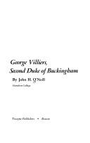 Cover of: George Villiers, Second Duke of Buckingham