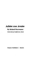Cover of: Achim von Arnim