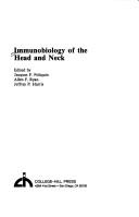 Cover of: Immunobiology of the head and neck | 