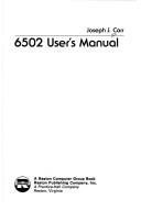 Cover of: 6502 user's manual