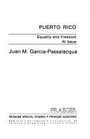 Cover of: Puerto Rico: equality and freedom at issue
