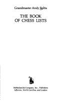 Cover of: The book of chess lists by Andrew Soltis