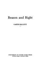 Cover of: Reason and right by Garth Hallett