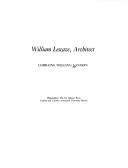 Cover of: William Lescaze, architect