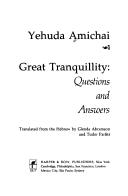 Cover of: Great tranquillity: questions and answers