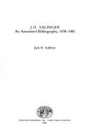 Cover of: J.D. Salinger by Jack R. Sublette