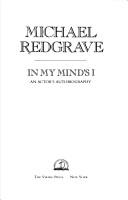 In my mind's I by Redgrave, Michael Sir.