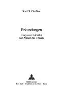 Cover of: Erkundungen by Karl Siegfried Guthke