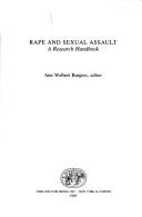 Cover of: Rape and sexual assault by Ann Wolbert Burgess, editor.