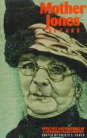 Cover of: Mother Jones speaks by Mary "Mother" Jones