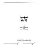Cover of: Handbook for your IBM PC