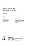 Cover of: Studies in Russian historical geography