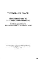 Cover of: The Ballad image: essays presented to Bertrand Harris Bronson