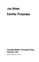 Cover of: Earthly purposes