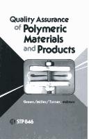 Cover of: Quality assurance of polymeric materials and products: a symposium, Nashville, TN, 16 March 1983