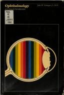 Cover of: Ophthalmology | John W. Gittinger