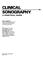 Cover of: Clinical sonography