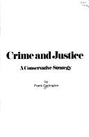 Cover of: Crime and justice by Frank Carrington