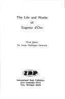Cover of: life and works of Eugenio d