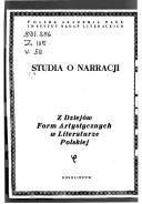 Cover of: Studia o narracji