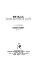Cover of: Thinking by K. J. Gilhooly