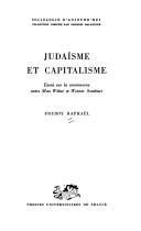 Cover of: Judaïsme et capitalisme: essai sur la controverse entre Max Weber et Werner Sombart