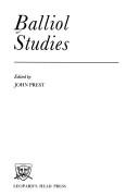 Cover of: Balliol studies