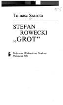 Cover of: Stefan Rowecki "Grot"