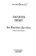 Cover of: Jacques Demy by Jean-Pierre Berthomé