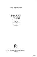 Cover of: Diario, 1939-1945 by Calamandrei, Piero