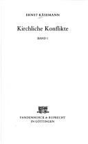 Cover of: Kirchliche Konflikte