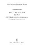 Cover of: Untersuchungen zu den antiken Kieselmosaiken by Dieter Salzmann