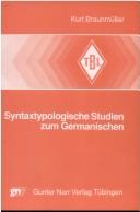 Cover of: Syntaxtypologische Studien zum Germanischen