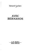 Cover of: Avec Bernanos