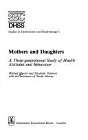 Cover of: Mothers and daughters by Mildred Blaxter