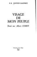 Cover of: Visage de mon peuple by D. R. Goitein-Galperin