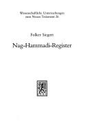 Nag-Hammadi-Register by Folker Siegert