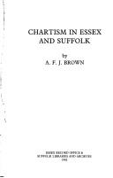Cover of: Chartism in Essex and Suffolk