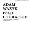 Cover of: Eseje literackie
