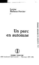 Cover of: Un parc en automne