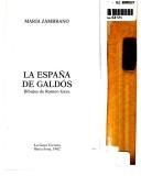 Cover of: La España de Galdós by María Zambrano