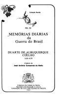 Cover of: Memórias diárias da guerra do Brasil