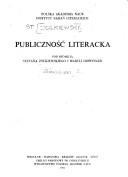Cover of: Publiczność literacka