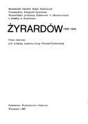 Cover of: Żyrardów, 1829-1945: praca zbiorowa