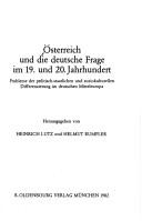 Cover of: Österreich und die deutsche Frage im 19. und 20. Jahrhundert: Probleme der politisch-staatlichen und soziokulturellen Differenzierung im deutschen Mitteleuropa