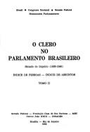 Cover of: O Clero no parlamento brasileiro.