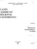Cover of: Latin American regional conference | Latin American Regional Conference (1982 State University of Rio de Janeiro)