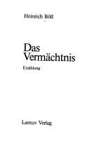 Cover of: Das Vermächtnis: Erzählung